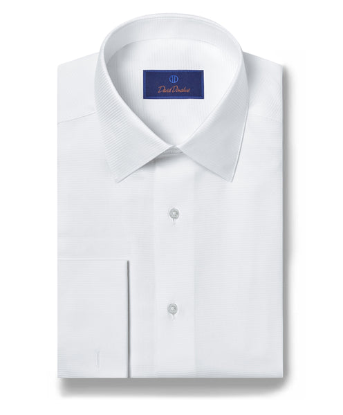 FS3810110 | Horizontal Rib French Cuff Formal Shirt