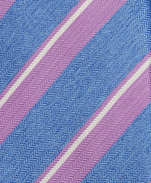 NTR08997455 | Sky & Lilac Stripe Tie