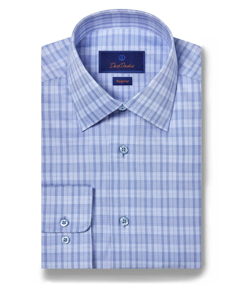 RBSP08809402 | Blue & Sky Glen Check Dress Shirt