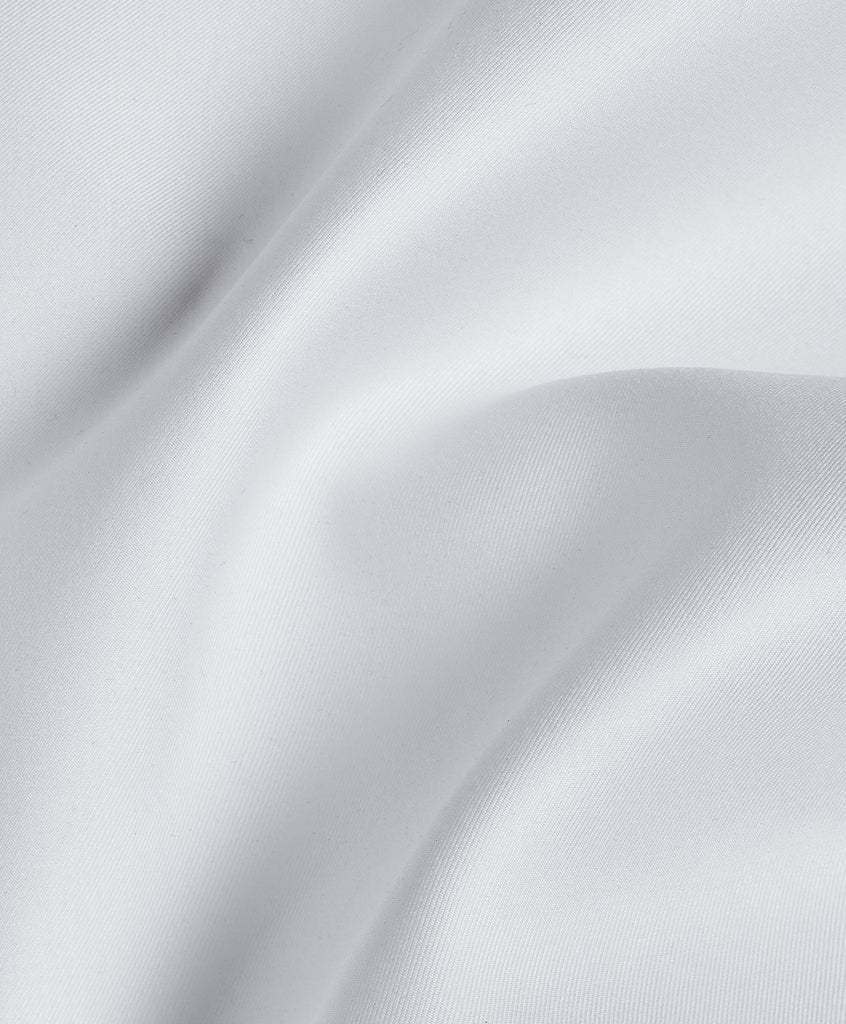SBCSW4130110 | White Super Fine Twill Dress Shirt - David