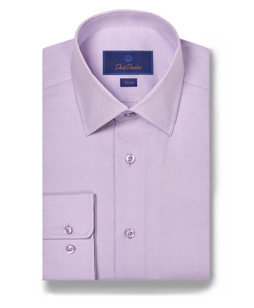 SBSP08002534 | Lilac Micro Diamond Dress Shirt