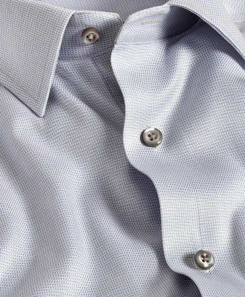 SBSP11012112 | White & Pearl Stretch Dress Shirt