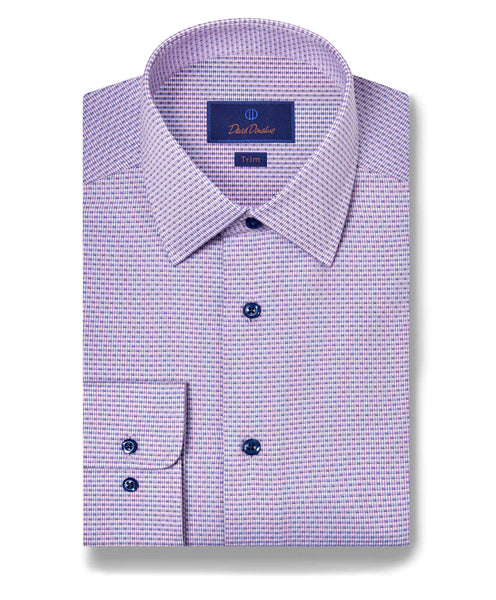 TBSP11002651 | Berry & Blue Micro Ombre Dress Shirt