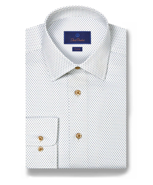 TBSP11216298 | Dune Micro Geometric Print Dress Shirt