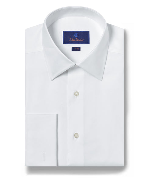 TFCSP4104110 | Micro Birdseye French Cuff Dress Shirt