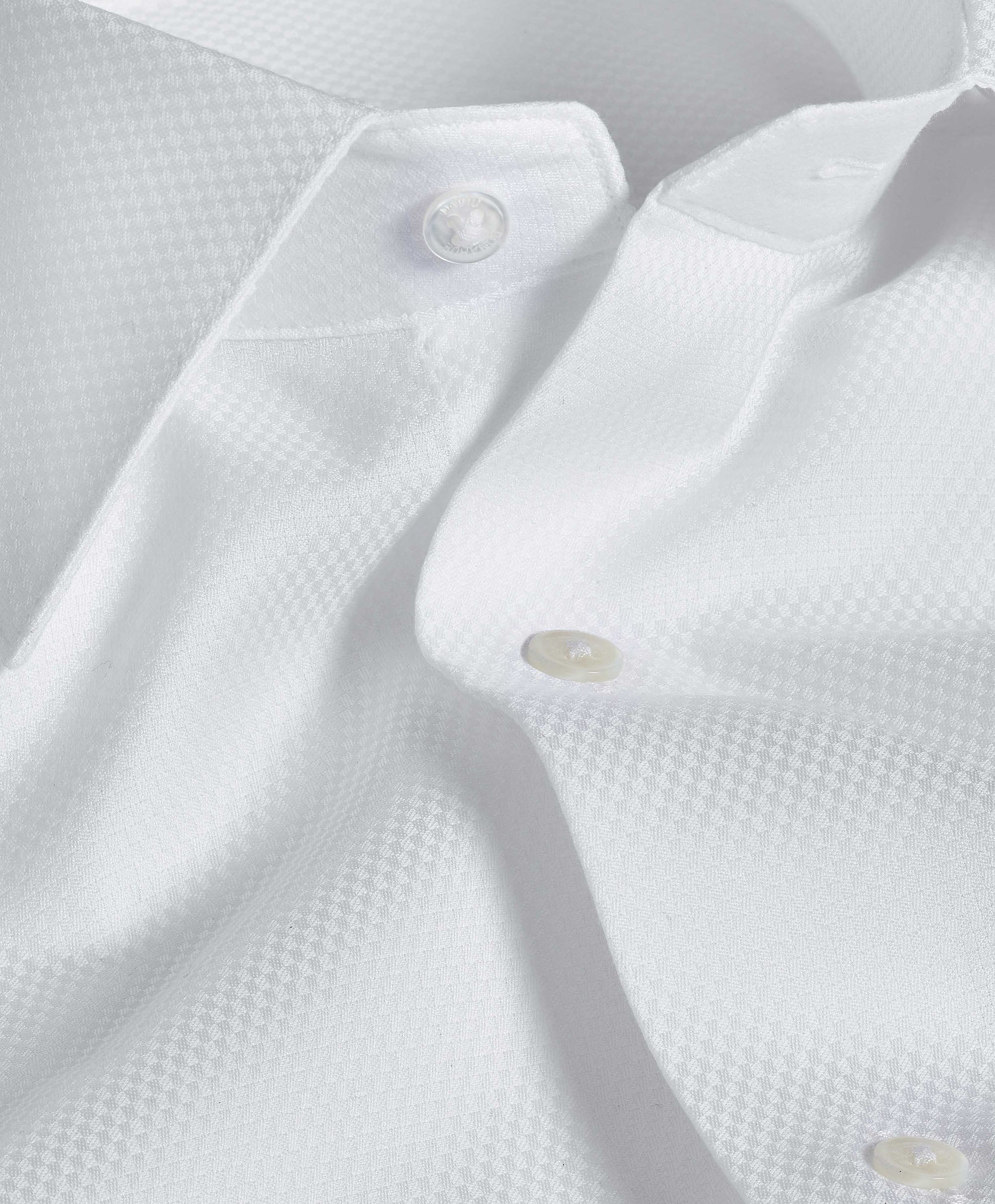 TT835110 | Dobby Weave French Cuff Formal Shirt David Donahue TT835110 | Dobby Weave French Cuff Formal Shirt David Donahue