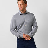 CMSK13829016 | Charcoal & White Check Knit Sport Shirt