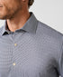 CMSK13829016 | Charcoal & White Check Knit Sport Shirt