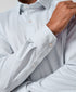 CMSK13214135 | White & Blue Neat Knit Sport Shirt