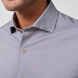 CMSK13212236 | Dune & Navy Neat Knit Sport Shirt