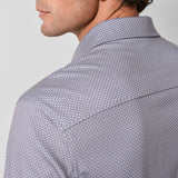 CMSK13212236 | Dune & Navy Neat Knit Sport Shirt