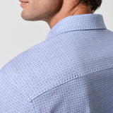 CMSK13610454 | Sky Geometric Knit Sport Shirt