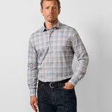 CMSK13830296 | Dune & Blue Plaid Knit Sport Shirt