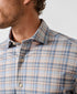 CMSK13830296 | Dune & Blue Plaid Knit Sport Shirt