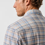CMSK13830296 | Dune & Blue Plaid Knit Sport Shirt