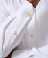 CMSK12150110 | White Cotton Knit Sport Shirt