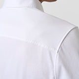 CMSK12150110 | White Cotton Knit Sport Shirt