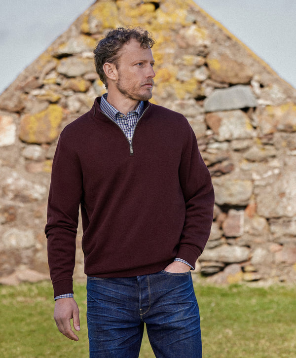 QZPK13023606 | The Smythson Quarter Zip