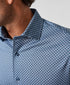 CMSK13611313 | Hunter & Multi Geometric Knit Sport Shirt