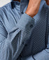 CMSK13611313 | Hunter & Multi Geometric Knit Sport Shirt