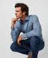 CMSK13611313 | Hunter & Multi Geometric Knit Sport Shirt