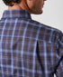 CMSW13825491 | Navy & Chocolate Check Sport Shirt