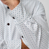 CHBD13210102 | White & Chocolate Neat Sport Shirt