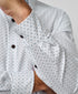 CHBD13210102 | White & Chocolate Neat Sport Shirt