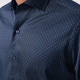 CMSW13209412 | Navy Neat Sport Shirt