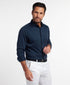 CMSK12150412 | Navy Cotton Knit Sport Shirt