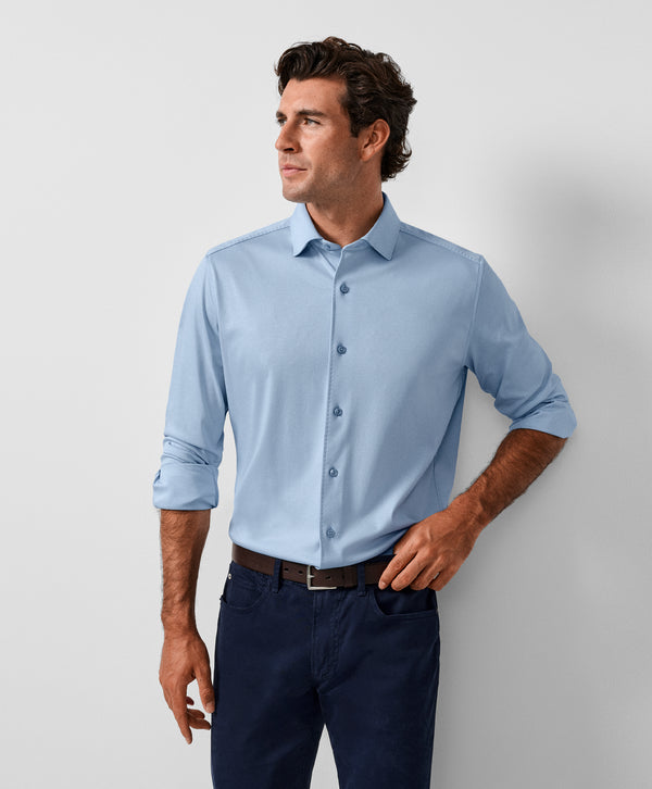 CMSK12150454 | Sky Cotton Knit Sport Shirt