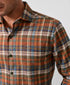 CMSW13827851 | Spice & Multi Brushed Plaid Sport Shirt