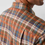 CMSW13827851 | Spice & Multi Brushed Plaid Sport Shirt