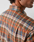 CMSW13827851 | Spice & Multi Brushed Plaid Sport Shirt