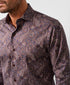 CMSW13501486 | Navy & Merlot Paisley Sport Shirt