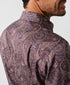 CMSW13501486 | Navy & Merlot Paisley Sport Shirt