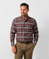CMSW13827607 | Merlot & Multi Brushed Plaid Sport Shirt