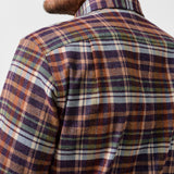 CMSW13827607 | Merlot & Multi Brushed Plaid Sport Shirt