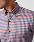CBBD13826401 | Navy & Spice Check Sport Shirt