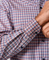 CBBD13826401 | Navy & Spice Check Sport Shirt