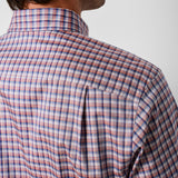 CBBD13826401 | Navy & Spice Check Sport Shirt