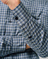 CBBD13826492 | Navy & Olive Check Sport Shirt
