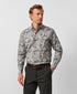 CMSW13402018 | Charcoal & Multi Botanical Corduroy Sport Shirt
