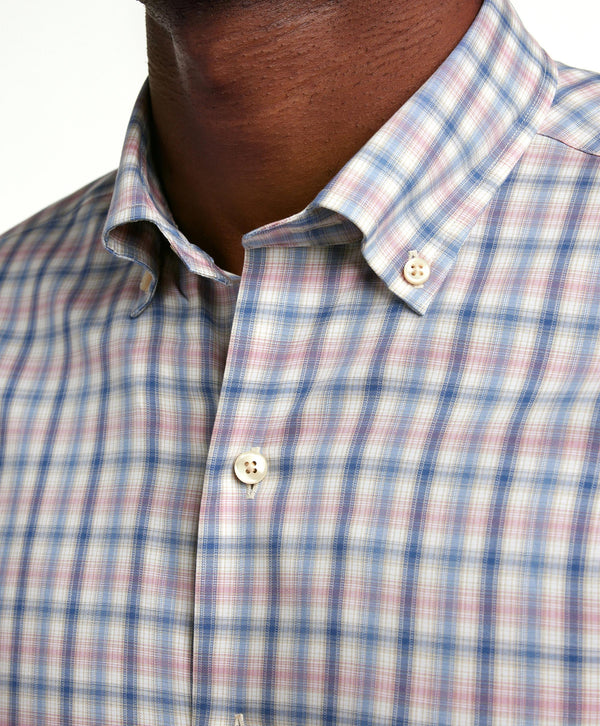 CBBD12830490 | Denim & Multi Twill Check Sport Shirt
