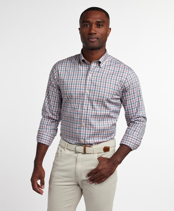 CBBD12830490 | Denim & Multi Twill Check Sport Shirt