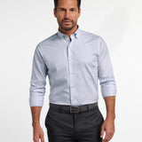 CBBD12832686 | Pink & Sky Twill Check Sport Shirt