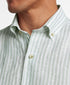 CBBD12955335 | Sage Linen Stripe Sport Shirt