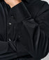 CMSK12150002 | Black Solid Knit Sport Shirt