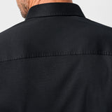 CMSK12150002 | Black Solid Knit Sport Shirt