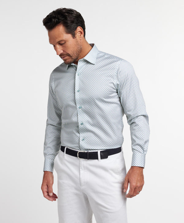 CBSM12214245 | Sand & Sky Neat Print Sport Shirt